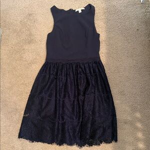 Miami Navy Lace Formal Dress